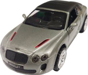 INNOVADOR 1:43 Licensed Die Cast  Bentley Continental Supersports ISR (Grey) Car with Pull Back Function Red