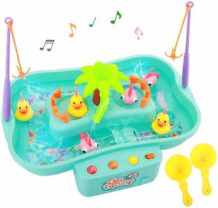 Ducks Exciting Sounds & Realistic Tub Pool Action for Boys & Girls Age 2-8 Years Old 2 Rods Trees ToyVelt Bath Toys Fishing Toy Set Includes Fun Water Pond and a lot More Fish 2 Scoops Ducks Exciting Sounds & Realistic Tub Pool Action for Boys & Girls Age 2-8 Years Old 2 Rods Trees ToyVelt Bath Toys Fishing Toy Set Includes Fun Water Pond and a lot More Fish 2 Scoops