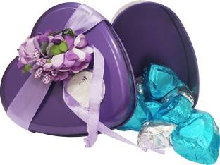 Chocoloony Heart Shape Chocolate with box for Gifts Girlfriend , Sister, Wife (40 pcs) Caramels