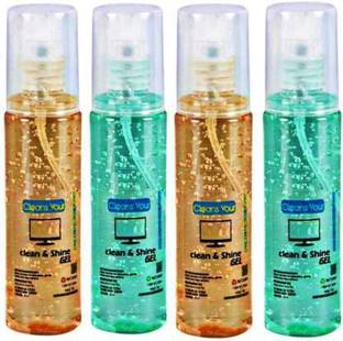 Vardhant Liquid Solution with Cloth to Clean Mobile/Laptop Screen PACK OF 4 for Computers, Gaming, Laptops, Mobiles