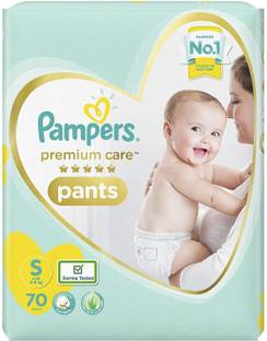 Pampers Premium Care Pants Diapers, Small, 70 Count - S