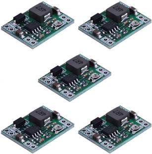 Electrobot Mini MP1584EN DC-DC Buck Converter Adjustable Power Supply Module 24V to 12V 9V 5V 3V (Pack of 5) Electronic Components Electronic Hobby Kit