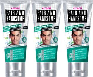 FAIR AND HANDSOME 5-in-1 Pimple Clear IF  (100g, Pack of 3) Face Wash