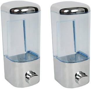 NEW WARE (Pack of 2) ABS Liquid Soap Dispenser 500 ML for Hand Sanitizer,Hand Wash 500 ml Soap, Shampoo, Conditioner, Foam, Lotion, Gel Dispenser