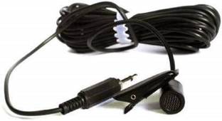KH Mobile Collar Mic, Wired Tie Clip Condensor Microphone, 3.5 mm 4 Pole Jack, 5 Yards Low Noise Shield Cable (Make in India) Microphone
