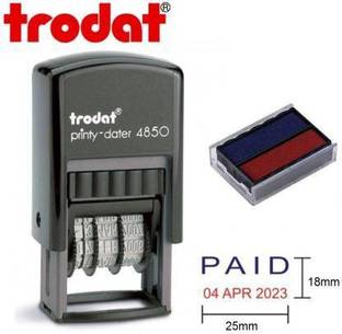 Trodat Date with Paid self ink