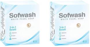 sofwash व्हाइट पर्ल सोप (75gx8)
