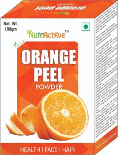 NutrActive Pure Vitamin C Orange Peel Powder For Skin Whitening 100 Grams.(Santra Chilka)