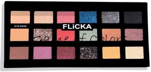 Flicka Game Of Colors Makeup Eyeshadow Palette, 02 On Demand, 18g 18 g