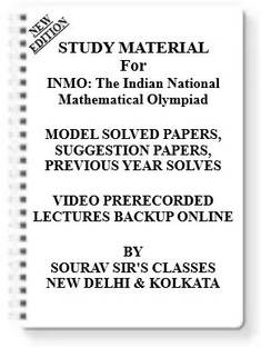 INMO The Indian National Mathematical Olympiad [ PACK OF 4 BOOKS ] Study Material +MODEL SOLVED PAPERS+SUGGESTION PAPERS+PREVIOUS YEAR SOLVES+VIDEO PRERECORDED LECTURES BACKUP ONLINE