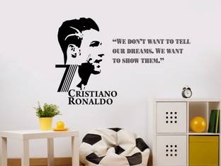 DivineDesigns 41 cm 7 Ronaldo of Our Dreams Wall Sticker Self Adhesive Sticker