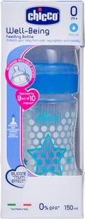 Chicco WB PP BOTTLE 150ML BLUE STAR - SIL IN - 150 ml