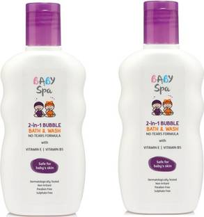Baby Spa BUBBLE BATH AND WASH NO-TEARS FORMULA WITH VITAMIN E OR B5
