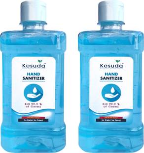 KESUDA Alcohol Based 2pcs 500ml  GEL with Flipflop cap Hand Sanitizer Bottle