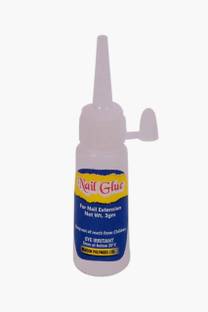 BEAUTRISTRO Nail Glue For Artificial Nail Artificial Nail Glue Waterproof Nail Glue For Acrylic nails Professional Nail Art Glue For Fake/False Nails- (package contains 3pcs nail glue of 3grm)