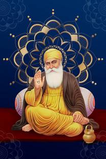 Lord Gurunanak Paper Poster Paper Print
