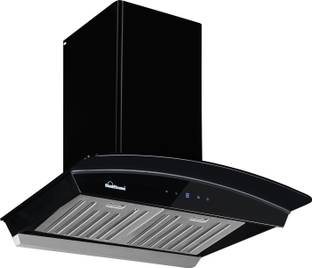 Sunflame CH DAHLIA 60 BK AC DX Auto Clean Wall Mounted Black 1230 CMH Chimney