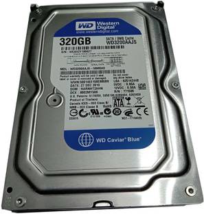 WD BLUE 320 GB Desktop Blue, Silver SATA Internal Hard Disk Drive (HDD) (WD3200AAJS-56MP)