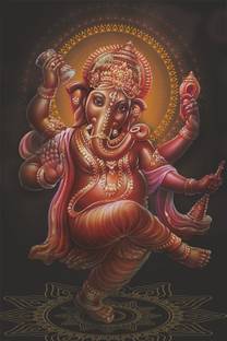 Lord Ganesha Paper Poster Paper Print