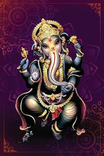 Lord Ganesha Paper Poster Paper Print