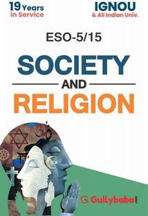 IGNOU ESO-15 Society & Religion  (Including Solved Question Papers)