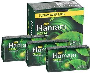 HAMAM Bath soap 100gm pack of 3