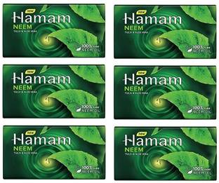 HAMAM Bath soap 100gm pack of 6