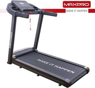 Maxpro PTM 101 1.5HP (3 HP Peak) Motorized Easy Assembly Treadmill with LCD Display, I PAD Holder, MP3 Player Treadmill (Max Weight:90 kg)