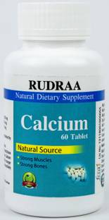 Rudraa Calcium with Vitamin K and Zinc for bones, teeth and muscle health 1250mg Tablet