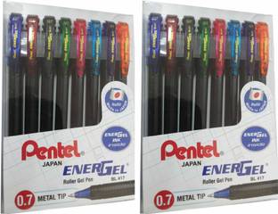 PENTEL ENERGEL 8 PCS SET by THE MARK Gel Pen