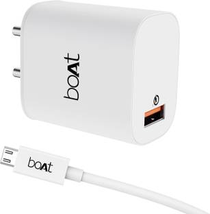 boAt 18 W Quick Charge 3 A Wall Charger for Mobile with Detachable Cable
