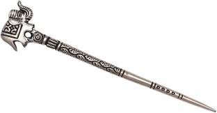 Adil Oxidised Metal Bun Hair Stick for Women Bun Stick