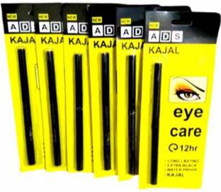 ads Kajal Waterproof Long-Lasting Pack of 6