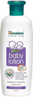 HIMALAYA Since 1930 Almond Oil & Olive Oil Baby Lotion 200ml Pack of 3