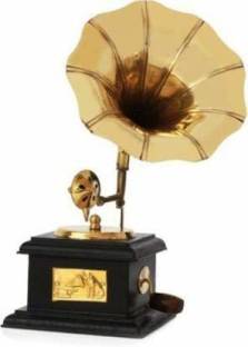 Navdi Creation Antique Square Brass, Wooden Gramophone Brass, Wooden Gramophone Brass, Wooden Gramophone