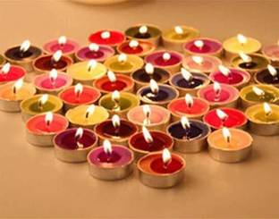 Silverlight RED 50 TEA LIGHT CANDLE Candle