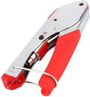 ruhitools Compression Tool for Waterproof Connectors Crimping Tool Coaxial Cable Connector for BNC RCA RG59(4C) RG6(5C) Alicate Terminador Compression Coax Cable Manual Crimper