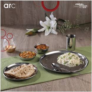 Jindal ARC Pack of 36 Stainless Steel Dinner Set