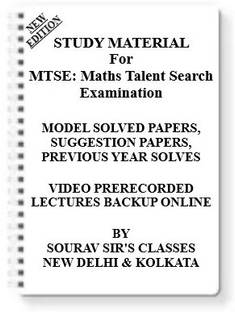 MTSE Maths Talent Search Examination [ PACK OF 4 BOOKS ] Study Material +MODEL SOLVED PAPERS+SUGGESTION PAPERS+PREVIOUS YEAR SOLVES+VIDEO PRERECORDED LECTURES BACKUP ONLINE