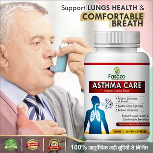 Fasczo Asthama Care Capsules For Respiratory tract infections 100% Pure
