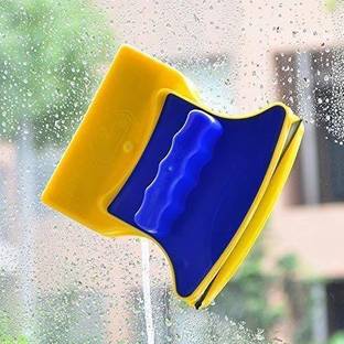 Sahaj Enterprise Purabelle Magnetic Window Cleaner Two Side Glass Cleaner Wiper Microfibre Wet & Dry Mop