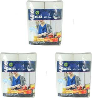 Excel Kitchen Towel Tissue 20*23 CM (2 in 1 250 pulls each) (6 rolls pack of 3)