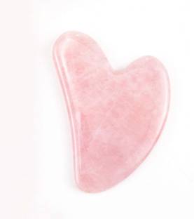 jaderoller Guasha Massage Natural Rose Quartz Gua Sha Board Bar Beauty Roller Scrapping Plate Guasha Massage Massager