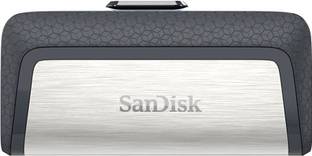 SanDisk ULTRA DUAL DRIVE USB TYPE-C OTG PENDRIVE 32 GB OTG Drive Compatible with Laptop, Audio Player, Desktop Computer, Television, Mobile USB 3.1 Metal, Plastic Case
