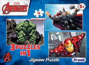 Frank Avengers Assemble 3 X 48 Pieces Puzzle