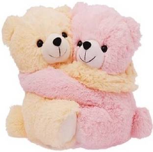 Saubhagye couple high quality teddy bear/anniversary gift/cute - 18 cm (Pink)  - 18 cm