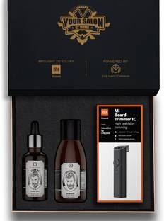 THE MAN COMPANY Beard Kit with Mi Beard Trimmer 1C (Your Salon at Home) Trimmer 60 min  Runtime 20 Length Settings