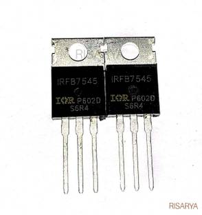 RISARYA IRFB7545 HEXFET N-CHANNEL POWER MOSFET,Vds-60v,2PCS KIT,T-220 Electronic Components Electronic Hobby Kit