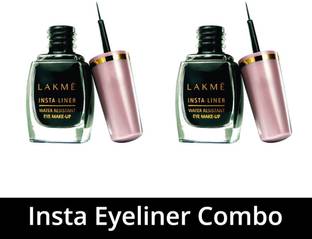 Lakmé Insta Eyeliner Combo (Pack of 2) 18 ml