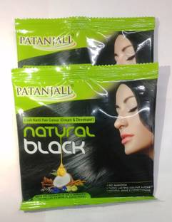PATANJALI NATURAL BLACK HAIR COLOUR , NATURAL BLACK
